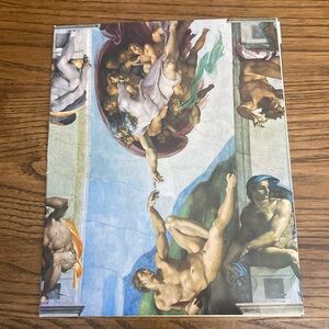 VTG MICHAELANGELO STATIONERY SET